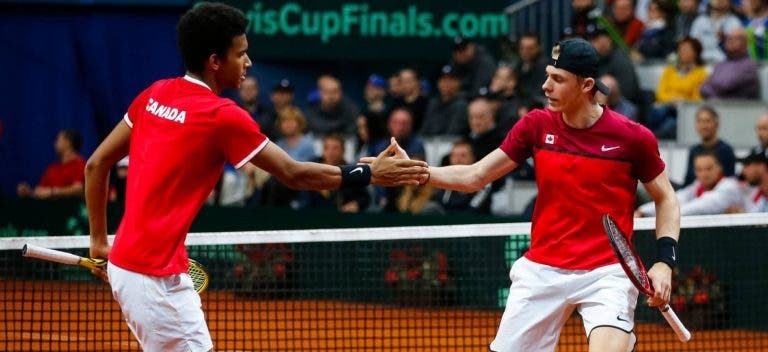 Auger Aliassime e Shapovalov colocam sozinhos o Canadá nas Davis Cup Finals