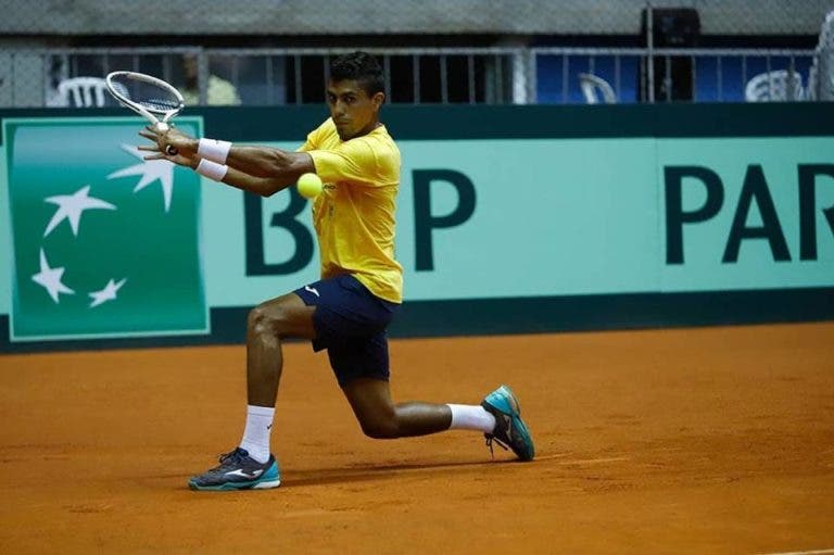 Brasil 1-3 Bélgica: Thiago Monteiro é derrotado e seleção brasileira falha acesso às Davis Cup Finals