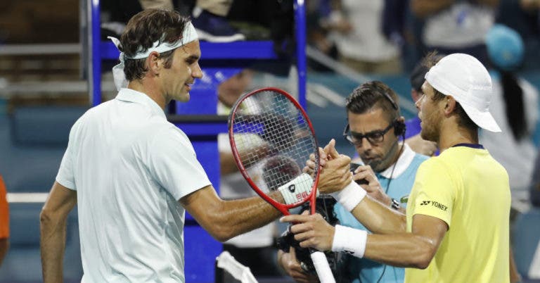 Albot após o jogo com Federer: «Ele é um humano, tem forças e fraquezas. Não há que ter medo»