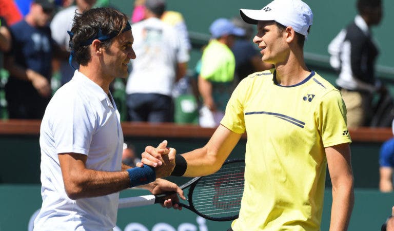 Hurkacz: «Federer é o meu ídolo, a primeira vez que o vi tinha oito ou nove anos»