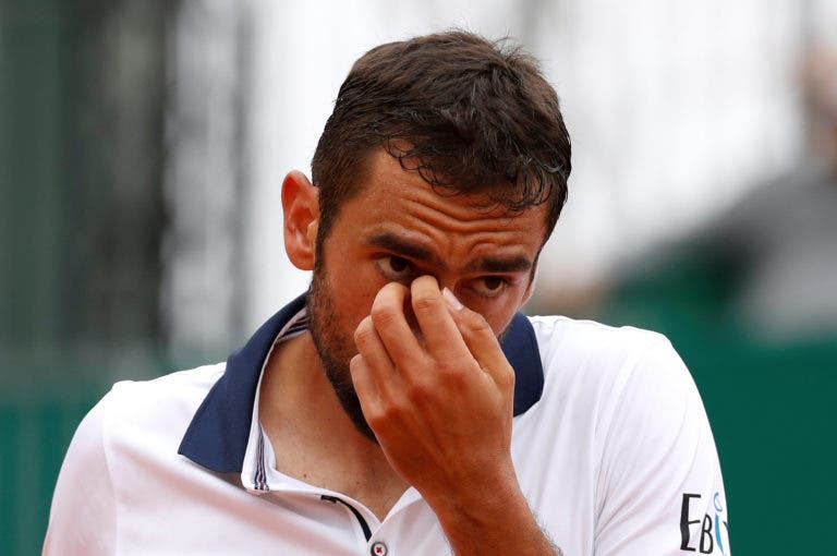 Cilic perde na estreia em Monte Carlo e continua fora do top… 75 da corrida para Londres