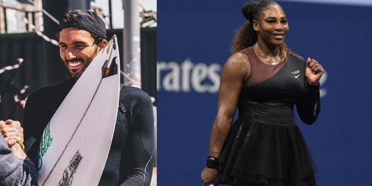 Serena Williams serve de inspiração para… Frederico Morais