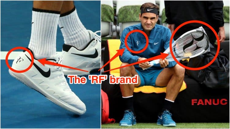 Ponto final. Nike já não vende mais artigos com a marca ‘RF’ de Federer