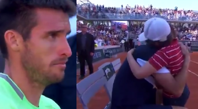 [VÍDEO] Mahut despediu-se ao lado do filho e até o seu rival chorou