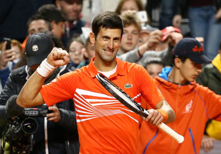 Djokovic salva dois match points e sobrevive a batalha épica frente a Del Potro em Roma