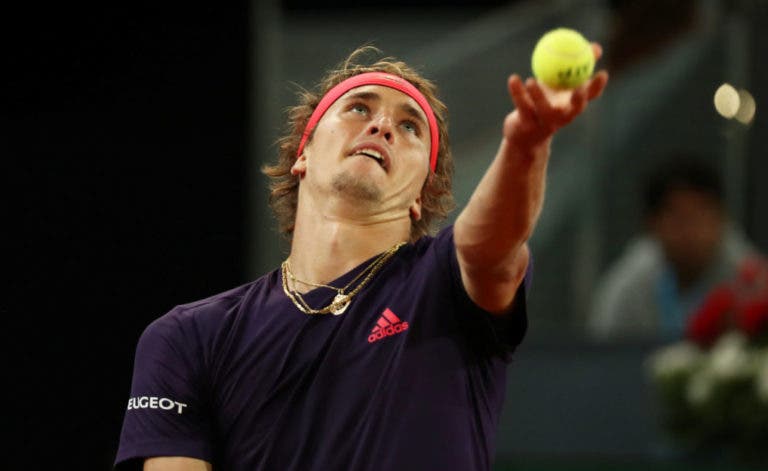 Zverev surpreendido com resultado em Madrid? «Claro que não. Sou número 4 mundial, ainda sei jogar ténis»