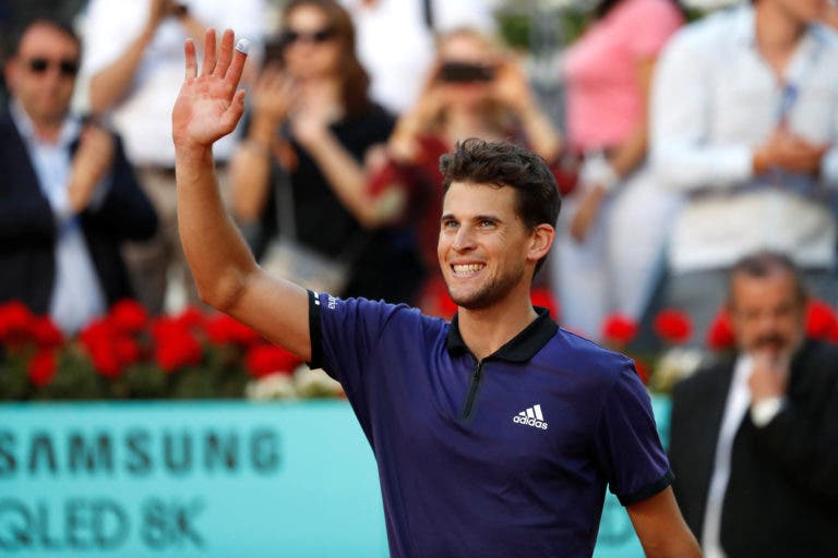 Thiem e o duelo com Djokovic: «Defrontá-lo não podia ser um desafio mais alto»