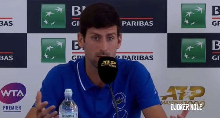 Djokovic deixa Kyrgios a falar sozinho em Roma: «Não tenho opinião»