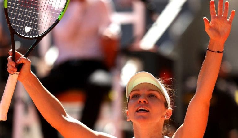 Halep supera Bencic, está na final de Madrid e a uma vitória do número 1