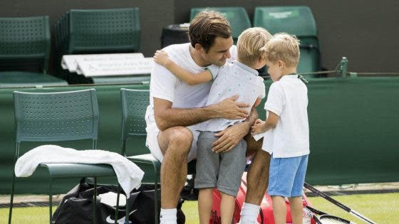 Cecchinato é o jogador preferido de um dos filhos de Federer