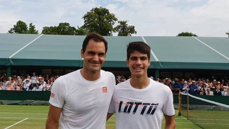 Prodígio espanhol treinou com Federer: «É imponente vê-lo do outro lado»