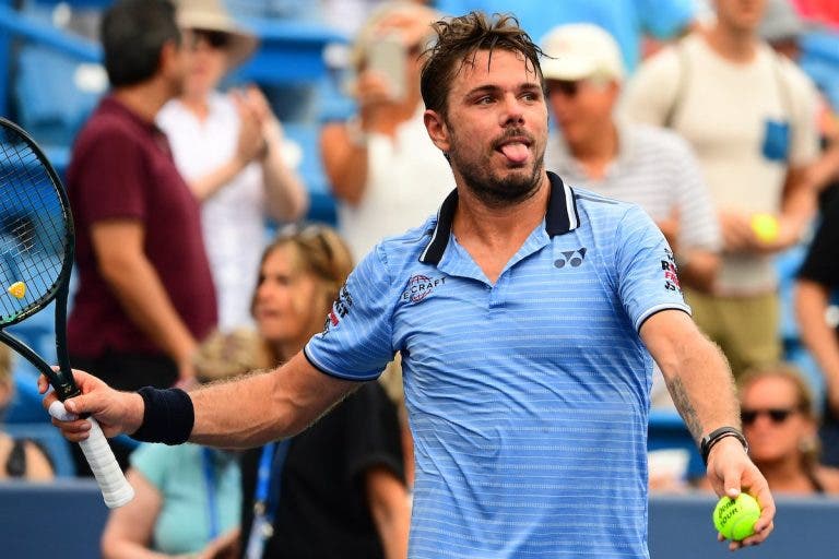 Wawrinka vence encontro de loucos frente a Dimitrov rumo à 2ª ronda em Cincinnati