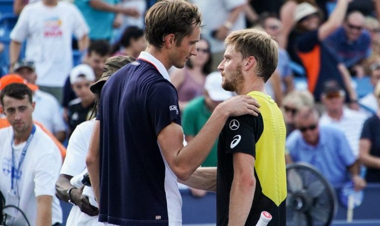Goffin: «Ritmo do Medvedev não é nada de outro mundo mas ele não falha uma bola»