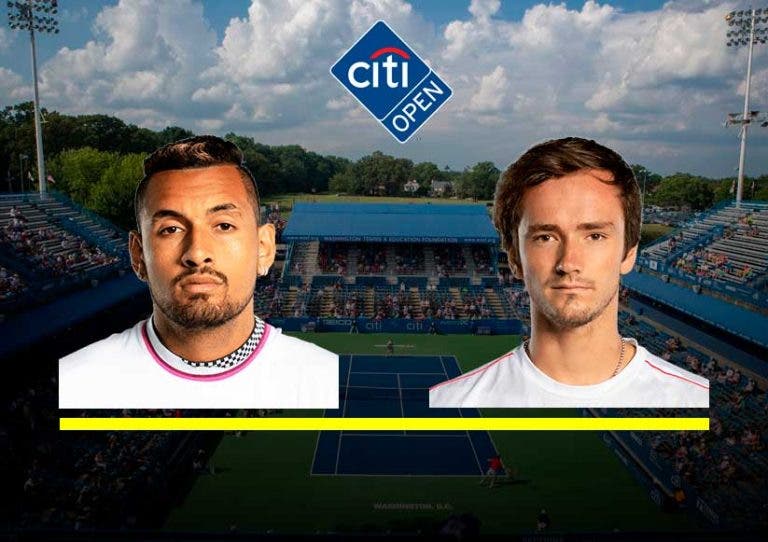 Citi Open 2019: siga Nick Kyrgios vs Daniil Medvedev no nosso Live Center