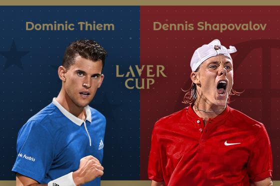 Laver Cup 2019: siga Dominic Thiem vs Denis Shapovalov no nosso live center