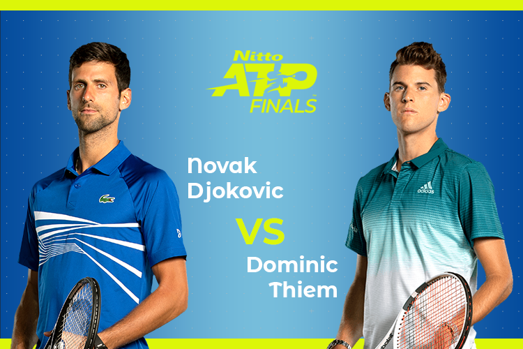 ATP Finals: Siga Novak Djokovic vs Dominic Thiem no nosso live center