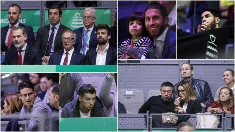 Assistência de «luxo» nas bancadas da Caja Magica na final da Taça Davis