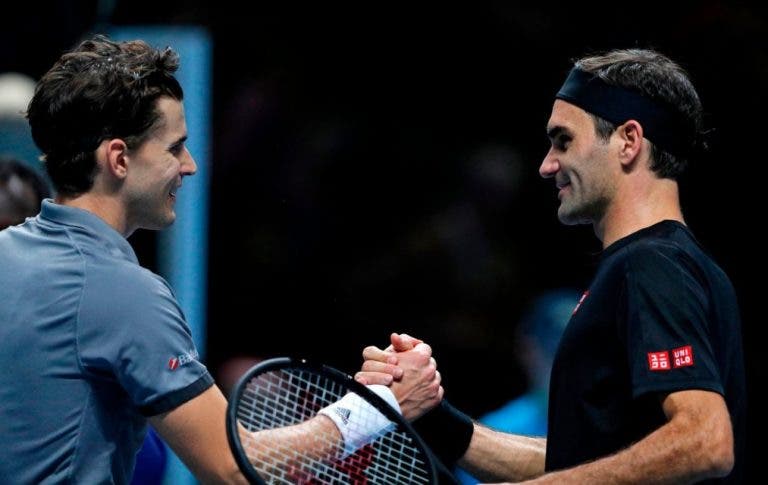 Thiem faz pedido a Federer: «Espero que continue no circuito para jogar exibições»