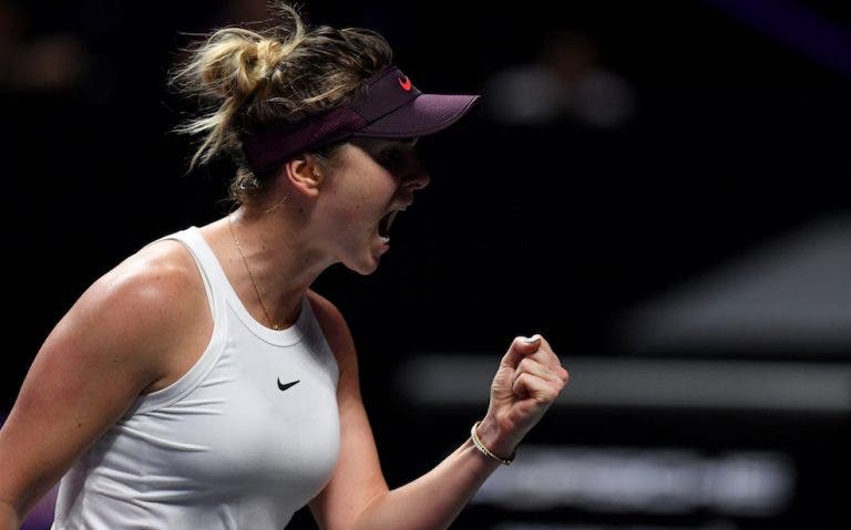 Svitolina confirma registo 100% vitorioso na fase de grupos das WTA Finals