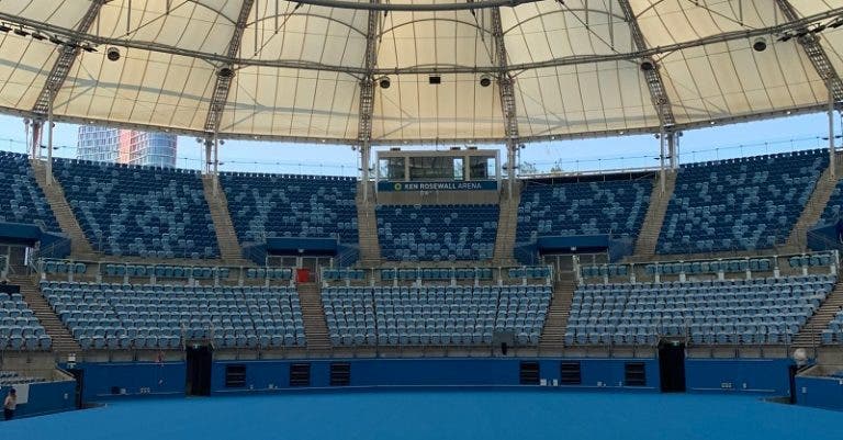 Está feito: court central de Sydney tem nova cara para a ATP Cup