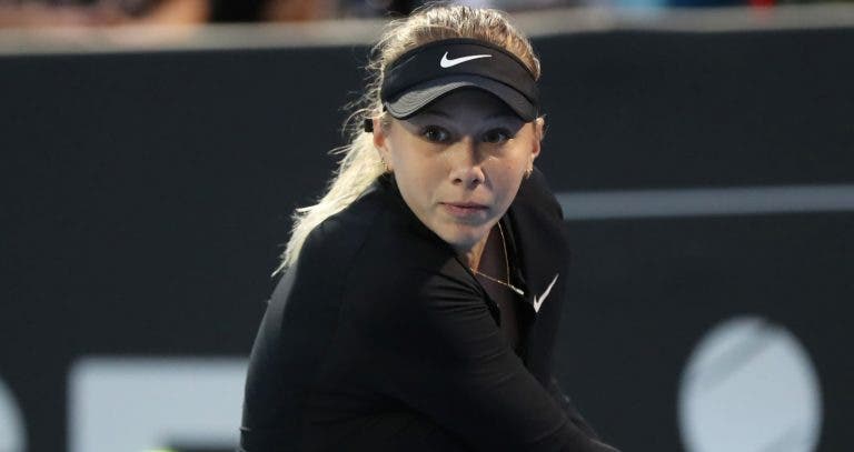 Ainda com Covid-19, Anisimova vai mesmo falhar o Australian Open
