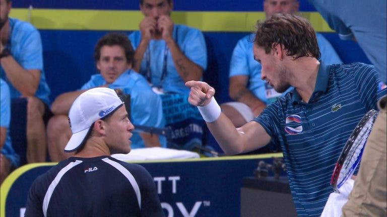 Corte de relações: Schwartzman diz que não fala mais a Medvedev após polémica na ATP Cup