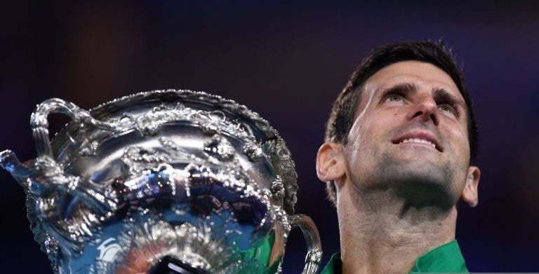 Djokovic aproxima-se do recorde de Grand Slams de Federer