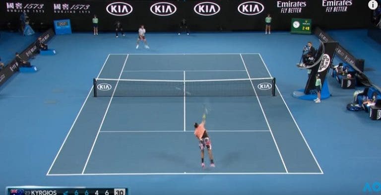 [VÍDEO] Todos os ases de Kyrgios no Australian Open