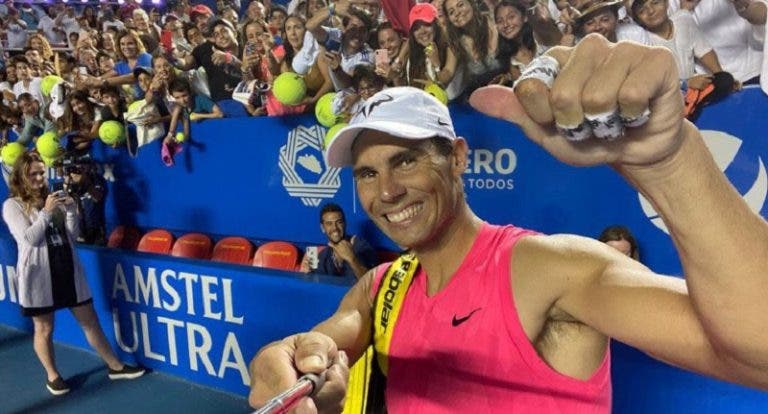 Nadal antecipa duelo com Kecmanovic em Acapulco: «Ele bate muito forte!»