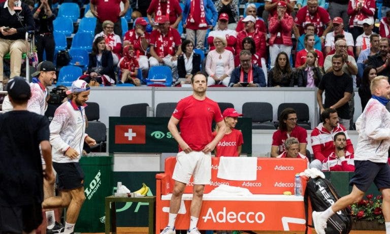Sem Federer e Wawrinka, Suíça confirma descalabro e desce para a 3.ª divisão na Taça Davis