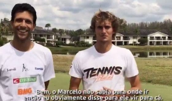 [VÍDEO] Juntos, Zverev e Melo contam onde estão a passar a sua quarentena