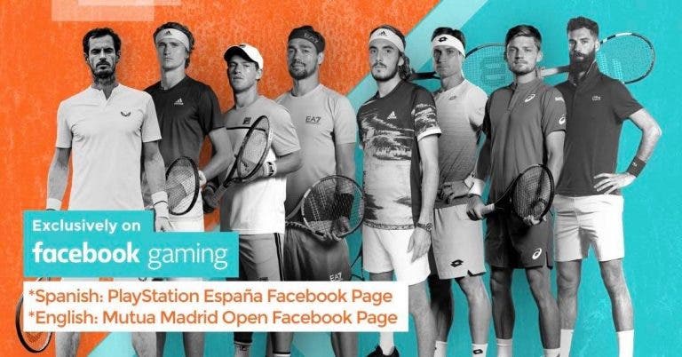 Madrid Open virtual: conheça a ordem de jogos dos quartos-de-final