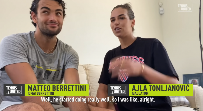 Como é que Berrettini e Tomljanovic começaram a namorar? Eles contaram tudo