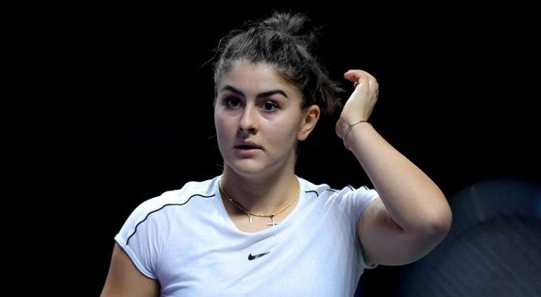 Andreescu confirma que não vai jogar um único encontro em 2020