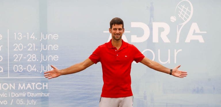 Djokovic ‘arrasa’ Troicki e entra a vencer no grupo A do Adria Tour