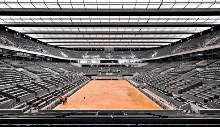 Sorteio do quadro principal de Roland Garros será esta 5.ª feira