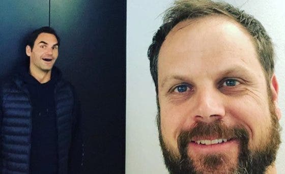 Federer e Luthi reencontraram-se finalmente pós-quarentena