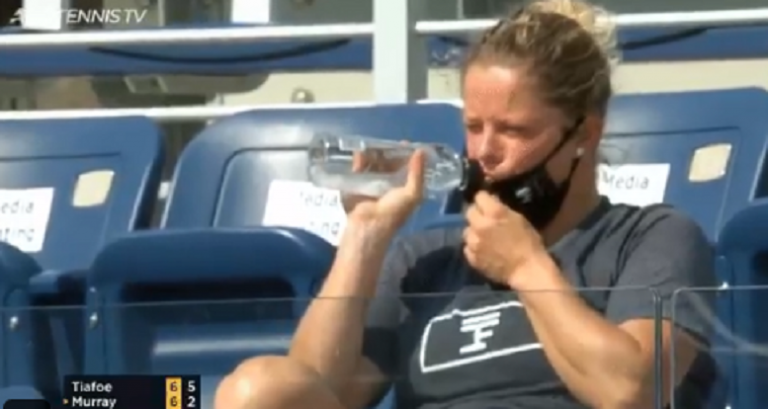 [VÍDEO] Porta fechada? Kim Clijsters foi ver ténis em Nova Iorque