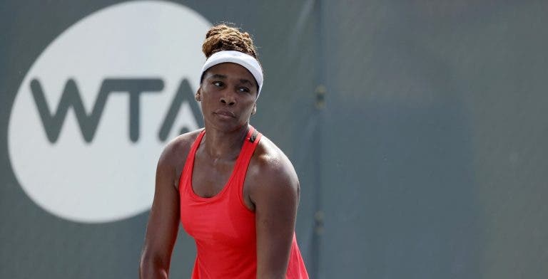 Venus Williams afunda-se no ranking com nova derrota na primeira ronda