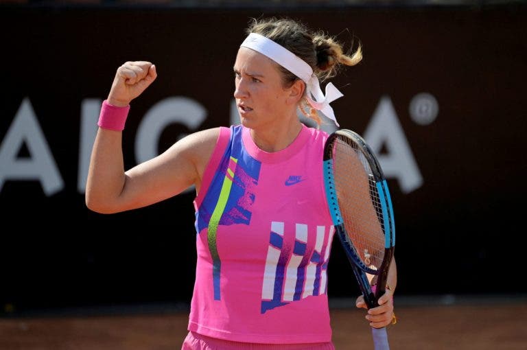 Atropelo! Azarenka dá bicicleta à campeã do Australian Open e está nos ‘oitavos’ em Roma