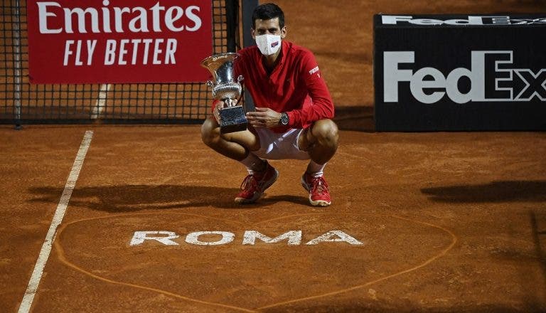 Campeão! Djokovic bate Schwartzman e conquista Roma pela 5ª vez na carreira