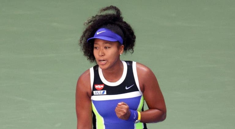 Osaka precisa de 3 sets, mas compra bilhete para os ‘oitavos’ do US Open