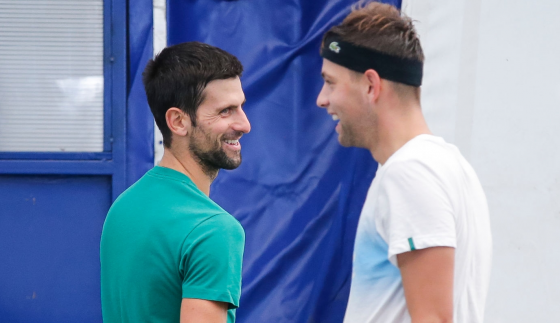 Krajinovic e a disciplina de Djokovic: «Ele nem come o mesmo do que nós»