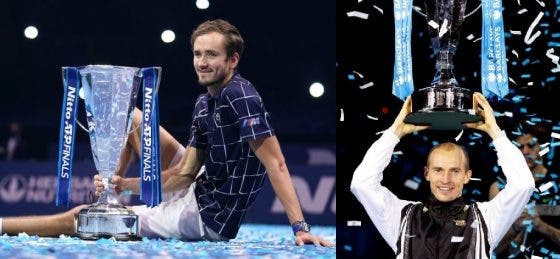 Medvedev ‘imitou’ Davydenko e lembrou-o no final do encontro