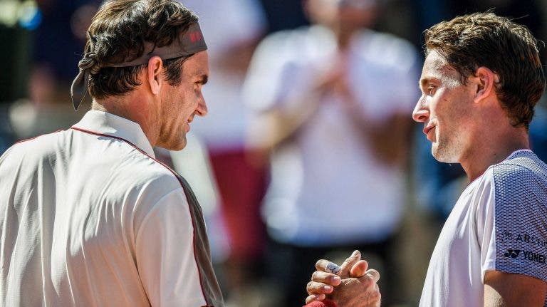 Ruud e o que sentiu ao ver Federer pela primeira vez: «Quando ele entra numa sala, todos se calam»