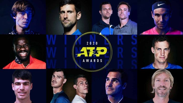 Conheça todos os vencedores dos prémios ATP na temporada de 2020
