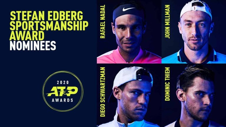 Todos os nomeados para os prémios ATP de 2020: do melhor jovem ao jogador com mais fair-play