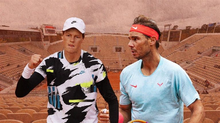Nadal escolhe Sinner para treinar na primeira semana da quarentena em Melbourne