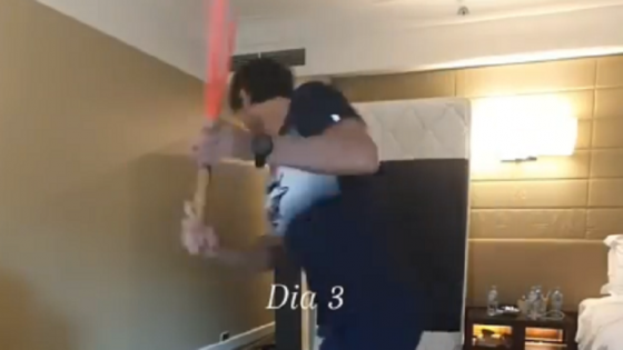 [VÍDEO] Fechado no quarto, Cuevas arranja alternativa para treinar