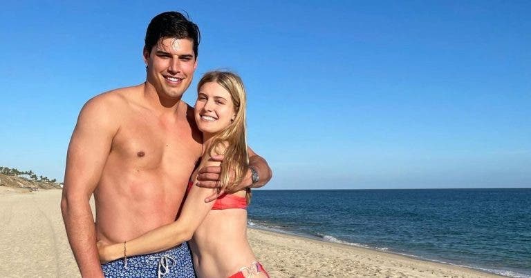Bouchard oficializa namoro com jogador que ficou famoso por ser alvo de agressão inédita